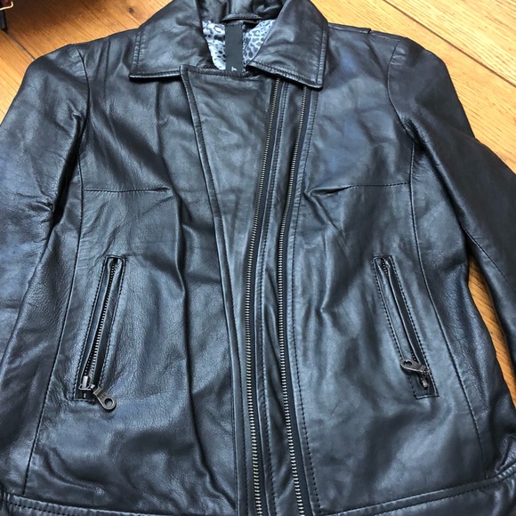 NWT Women's Kenna-T Leather Jacket - Picture 5 of 5
